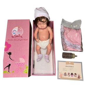 Realistic Soft Silicone Baby Doll with Accessories